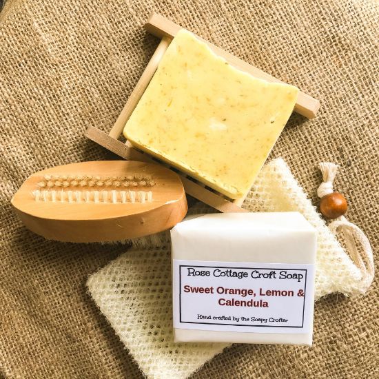 Sweet Orange, Lemon and Calendula Soap